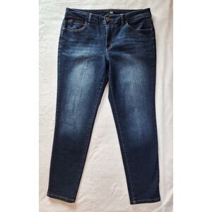 1822 Denim Dark Blue Wash/Faded/ Stretch Women's 14